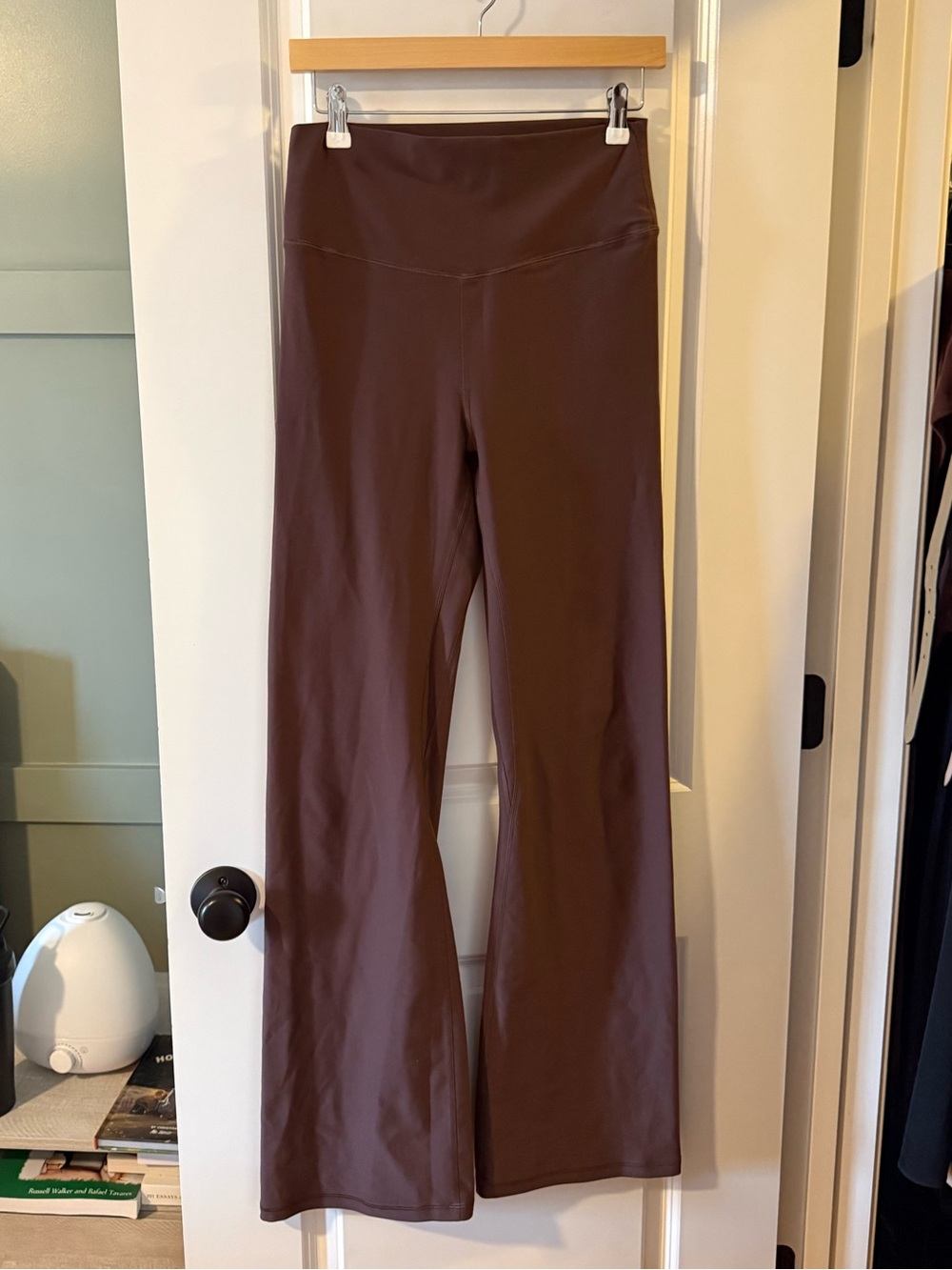 Abercrombie & Fitch YPB SculptLUX Chocolate Brown Flare Pants